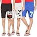 Hotfits combo graphic cotton shorts pack of 3 (bkrace-grcr7-rb7) RS.699.00