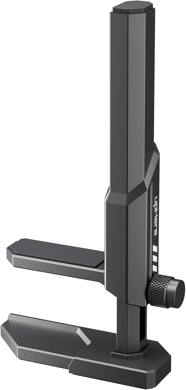 upHere GH07 GPU Support Bracket, Zinc Alloy Adjustable Height Graphics Card Support with Magnetic Base & Rubber Pad, GPU Sag Bracket for Universal Video Cards, 18-160mm, Black