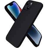 URUCHI iPhone 14 Plus / 15 Plus ile Uyumlu Kılıf, İ&ccedil;i Kadife Kaplamalı İnce Sıvı Silikon Tam Koruma Yumuşak Jel Silikon Kapak