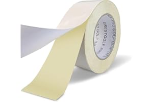 Kofull Cinta Grip Golf Cinta de Agarre de Golf Ancho Doble del Rollo de la Cinta del apretón Doble del Golf Profesional 3CM