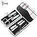 Zureni 6pcs Stainless Steel Nail Clipper Set Manicure Pedicure Set Grooming Kit with PU Leather Case for Tools RS.279.00
