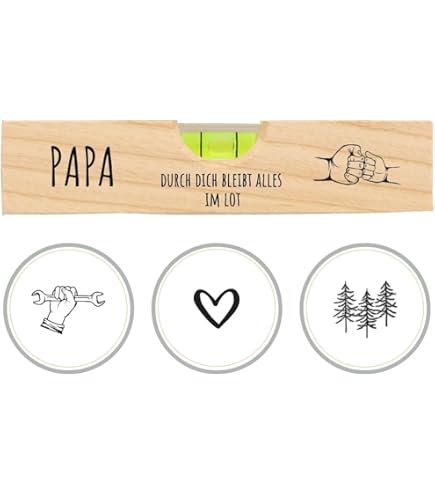 Personalisiertes Handwerker Set - Hammer Zollstock Bleistift Gravierbar