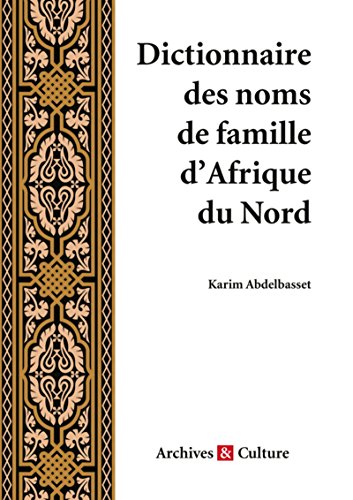 Dictionnaire des noms de famille d'Afrique du nord