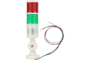 ASTIBYM 24V Rosso Verde Segnale di Avvertimento Luce Lampeggiante Con Suono Del Cicalino