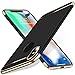 Produktbild iPhone XR/XS /XS Max Hülle (6.1/5.8/6.5 Zoll), TPulling Luxus Dünne Galvanische Dreistufig Hart Hüllenabdeckung Fall für iPhone XR/XS /XS Max (Schwarz, XS MAX)