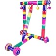 SGNS Traditional Wooden Nadavandi Walker for Toddlers Multicolor
