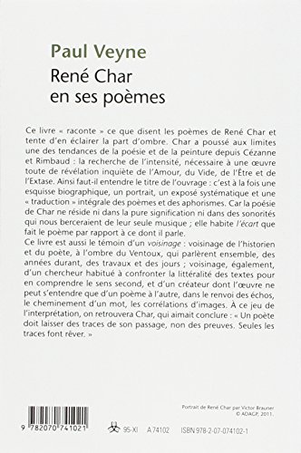 René Char en ses poèmes