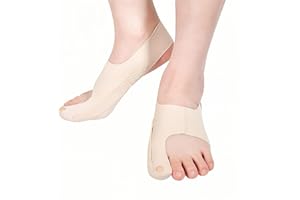 GOWTX 1 Paar Hallux Valgus Schiene Bandage, Ballenzehen Korrektur Orthopädisch, Größe M Bunion Sleeve Right Foot, Großer Zeh Hammerzeh Korrektur, Einstellbares Design Schiene Zehenkorrektur für Damen Herren