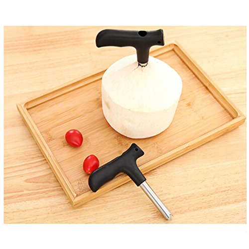 EQLEF® Edelstahl-Kokos-Öffnungs-Werkzeug-Messer-Öffner für Raw Coco Wasser-Saft