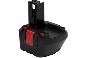 Exmate Ni-MH 12V 3,5Ah Batería de taladro para Bosch BAT043 BAT045 BAT120 BAT139 2607335542 2607335526 2607335274 2607335709 GSR 12-2 12VE-2 PSR 12 GSB 12VE-2 22612 23612 32612