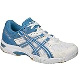  Asics Women Gel-Rocket / B053N-0146 Farbe: White/Azure Blue