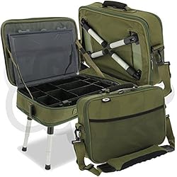 NGT – Caja de Pesca para pescadores frente y sistema de almacenamiento de cebo con patas