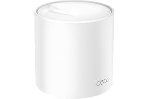 ‎TP-LINK TP-Link Deco X60 Mesh WLAN Set (1 Pack), AX3000 Dual Band Router &Repeater (Reichweite bis zu 230m²,WPA3, ideal für große Häuse, kompatibel mit Amazon Alexa, 2X Gigabit Ports) weiß