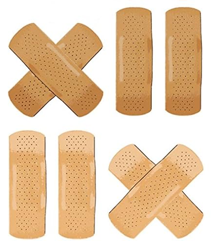 Auto Pflaster Aufkleber 2er Set - Lustige Verband Sticker Für Kratzer