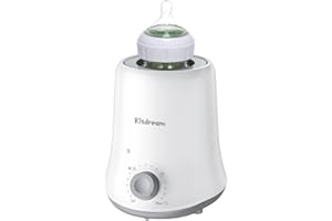 KISDREAM Flaschenwärmer Baby 4 in 1 Babyflaschenwärmer Babykostwärmer & Schneller Milchwärmer mit Präzise Temperatur für Mutter- und Säuglingsmilch Flaschenwärmer für Alle Babyflaschen Bottle Warmer Baby