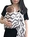 Vlokup Wrap Original 100% Cotton Adjustable Baby Carrier Infant Lightly Padded Ring Sling Gray Wave
