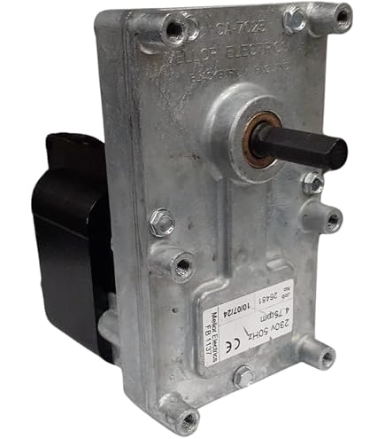 Motoriduttore Per Stufe A Pellet Caminetti Montegrappa – 4 Rpm, Albero 9,5 Mm, Coppia 28 Nm, 220V AC