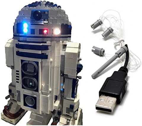 LED Light Up Kit For lego Star Wars R2-D2 10225 and 05043 Lego light kit Led lego lights lego lights Building Blocks Lego Compatible
