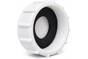 Universell apparat blänklock & handfat fälla tömningskåpa, lätt att montera – 32 mm/1,25 tum vit apparatfälla blindningslock och bricka