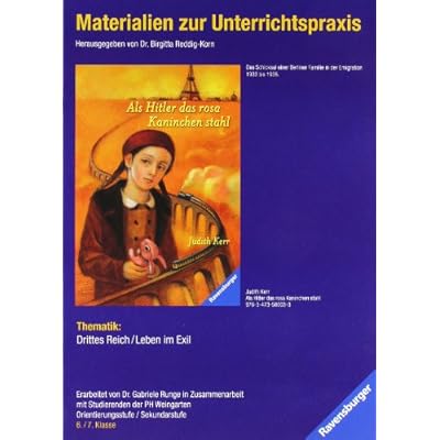 Materialien Zur Unterrichtspraxis Judith Kerr Als Hitler Das Rosa Kaninchen Stahl Pdf Online Faustogunda