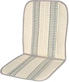 Fácil colocación Carfactory - Respaldo de verano para asiento de coche, fabricado en fibra de rafia, esterilla de coche verano, esterilla frescor.