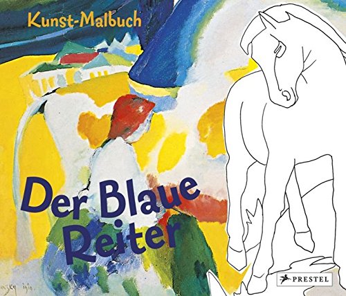 Book's Cover ofKunstMalbuch Der Blaue Reiter