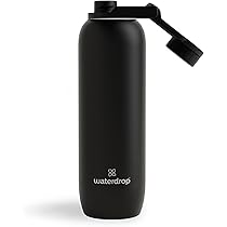 12 Uur Warm Houden Waterdrop® Geïsoleerde Drinkfles 400 Ml - Roestvrij Staal, 24 Uur Koud / 12 Uur Warm, Lekvrij, Breede Opening Waterdrop Thermosfles