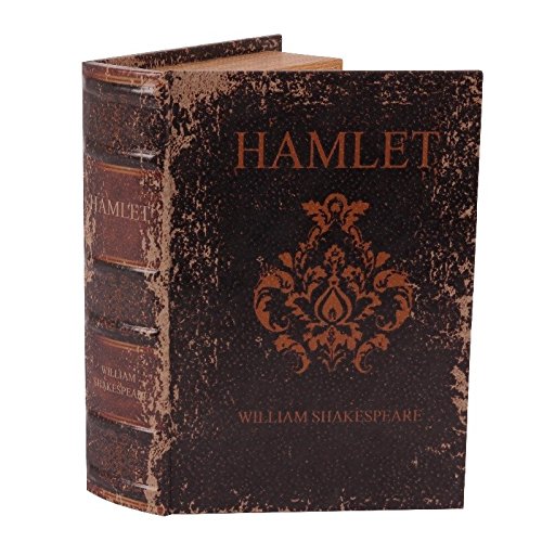 Libro-caja decorativo con aspecto antiguo (Hamlet)