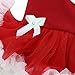 YiZYiF My First Christmas Tree Santa Jumpsuit Girls Tutu Outfit Baby Dress Clothes Set Christmas Santa Claus 0-3 Months