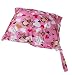 2-Zip Washable Baby Cloth Diaper Nappy Bag Monkey Heart Pink