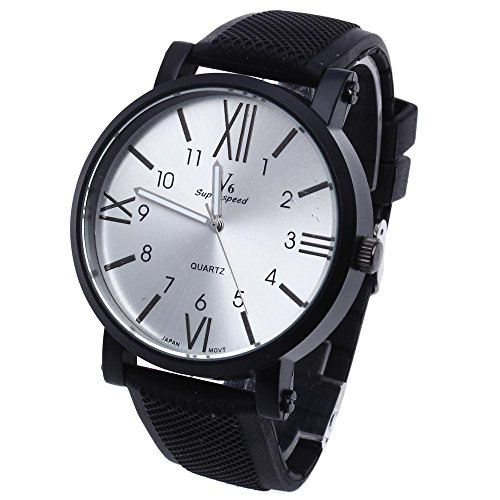 FACILLA Herren Uhr Herrenarmbanduhr Armbanduhr Herrenuhr Quarzuhren Sport Watch Silikon