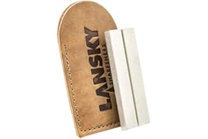 Lansky Sharpeners Double Sided Diamond Pocket Stone - Grey