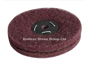 ENDLESS GREEN GROUP LTD Bolpol - Satin Finish Non Woven Wheel for Metal polishing 150mm / 6 inch Very FINE - W150/VF2