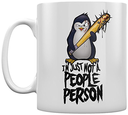 Psycho PenguinPsycho Penguin Not A People Person Mug for Tea or Coffee White