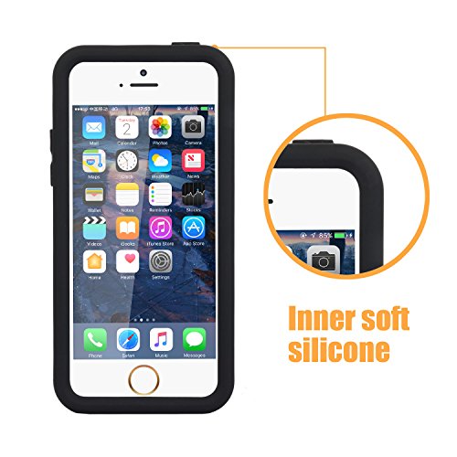 Dailylux Funda iPhone 5s Funda iPhone 5 Funda iPhone SE Carcasa Protector TPU PC Resistente a los Ara azos para el iPhone 5S 5 SE -Negro reviews Dailylux Funda iPhone 5s Funda iPhone 5 Funda iPhone SE Carcasa Protector TPU PC Resistente a los Ara azos para el iPhone 5S 5 SE -Negro