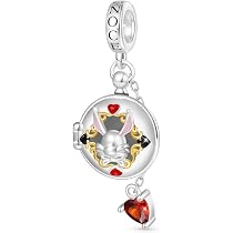 Ciondolo Alice Nel Paese Delle Meraviglie - Argento Sterling 925, Charms Per Bracciali E Collane, Regalo Donna