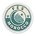 Price comparison product image 2 x 10cm/100mm Morocco Fes Vinyl Stickers Travel Luggage #7448