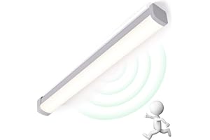 LEZOE LED Feuchtraumleuchte mit Bewegungsmelder IP66 120CM, 30W 4200Lumen (140Lm/W) LED Deckenleuchte Bewegungssensor, IP66 Wasserfest Wannenleuchte für Bad Lager Keller Garage Werkstatt Küche 4000K