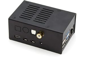 HiFiBerry Digi+ Metall Case V2 für Raspberry Pi 4, schwarz