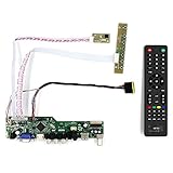 hdmi board onkyo Betriebsspannung: 9 ~ 16V DC HDMI + VGA + AV + USB + RF Eingang LCD Controller Board für LTN140AT02 LTN156AT17 14 \'\' 15.6 \'\' 1366x768 40Pins LCD Panel