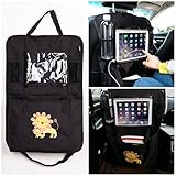 Auto Rückenlehnenschutz und Kinder Rücksitzschoner, Auto Rücksitz Organizer, Wasserdicht Autositztasche Sitzabdeckung (1 Stück)