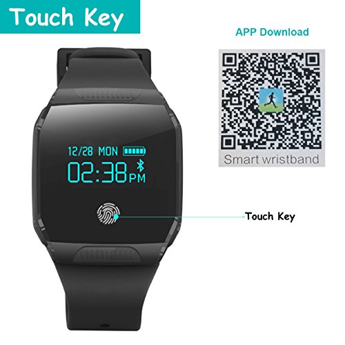 Fitness Armband,Willful SW501 Fitness Tracker Wasserdicht IP67 Aktivitätstracker Sportuhr für Schwimmen Radfahren Laufen,Schrittzähler,Schlafanalyse,Push-Message und Anrufer,ID Benachrichtigung Kompatibel mit Samsung iPhone Android IOS Handy für Frauen Herren Kinder - 2