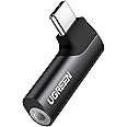 UGREEN USB C to 3.5mm Jack Adapter DAC Stereo USB C Aux Headphone TRRS Audio Dongle Compatible with Galaxy S25 Ultra S24 S23 S20 FE A56 iPhone 16 Pro Max/16e/15 2025 M3 iPad Air/Pro Pixel 9/8 (Black)