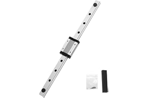 BUVVTPU MGN12 200mm,Linearführung Miniatur Lineare Schienenführung mit MGN12H Carriage Block für 3D-Drucker und CNC-Maschine