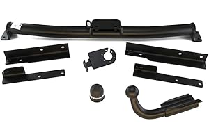 STEINHOF Anhängerkupplung für Mercedes-Benz C-Klasse W202 4-Tür starr mit universalem E-Satz 13-polig