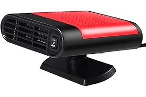 WAITLOVER 12v 500w Car Heater Portable Electric Heating Fan Defogger R0j8 Heat Defroster Quick Demister