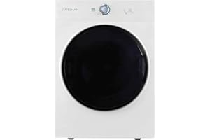 Statesman TD03VFW Freestanding Compact Vented Tumble Dryer, 3kg Drying Capacity, 3 Drying Programmes, Overheat Sensor, White