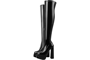 Only maker Bottes extensibles au-dessus du genou pour femme avec talon bloc