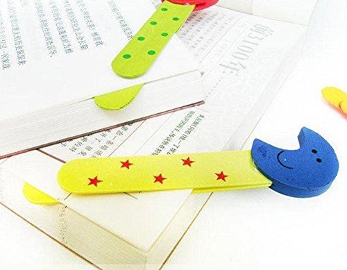 Lumanuby - Juego de 6 marcap ginas de madera de dibujos animados con regla de doble uso para estudiantes oficina papeler a 11 2 x 3 5 cm dise os aleatorios Lumanuby - Juego de 6 marcap ginas de madera de dibujos animados con regla de doble uso para estudiantes oficina papeler a 11 2 x 3 5 cm dise os aleatorios