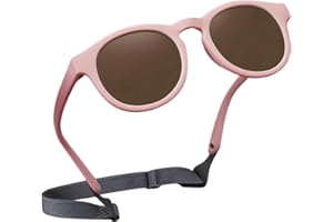 LILIKAI Lunettes de soleil pour bébé, lunettes de soleil pour enfant